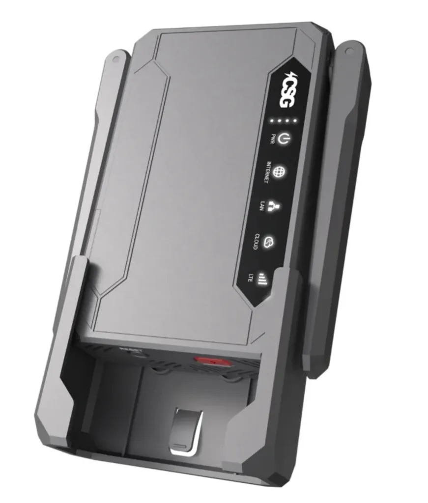 Pocket 4G travel hotspot router top view